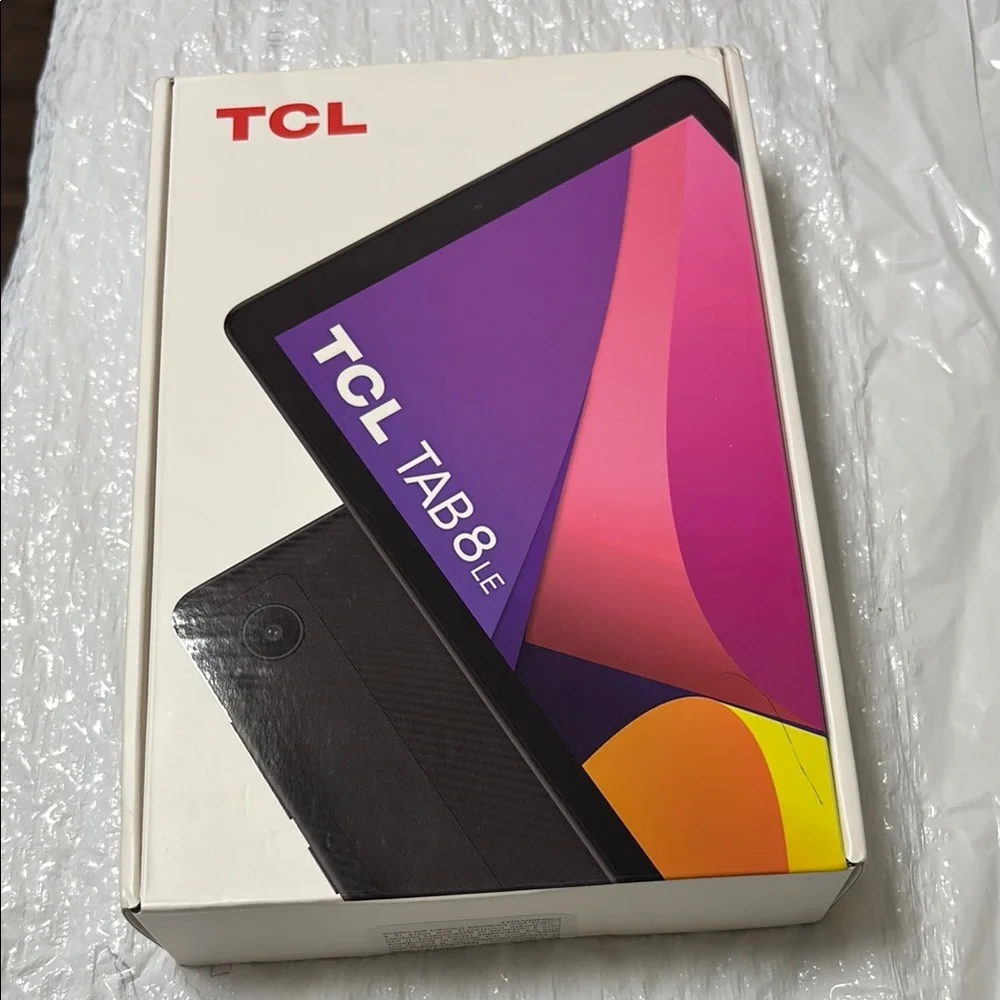 TCL Black Tablet with Vibrant Display and Slim Design